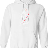 Like Books Dogs Maybe People Hoodie - Retro Graphic Pullover Hoodie for Men & Women - White