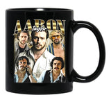 Limited Aaron Taylor Johnson Vintage Gift for Woman anda Man Black Coffee Mug, Gift Coffee Mug - Black