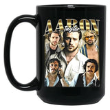 Limited Aaron Taylor Johnson Vintage Gift for Woman anda Man Black Coffee Mug, Gift Coffee Mug - Black
