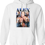 Limited Alex Jones Vintage Hoodie Gift for Woman and Man Graphic Pullover Hoodie - White