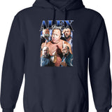 Limited Alex Jones Vintage Hoodie Gift for Woman and Man Graphic Pullover Hoodie - Navy