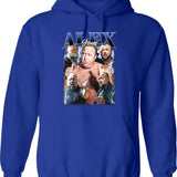 Limited Alex Jones Vintage Hoodie Gift for Woman and Man Graphic Pullover Hoodie - Blue