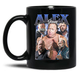 Limited Alex Jones Vintage Gift for Woman anda Man Black Coffee Mug, Gift Coffee Mug