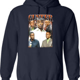Limited Burton Guster Psych Vintage Hoodie Gift for Woman and Man Graphic Pullover Hoodie - Navy