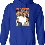 Limited Burton Guster Psych Vintage Hoodie Gift for Woman and Man Graphic Pullover Hoodie - Blue