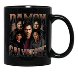 Limited Damon Salvatore Vintage Gift for Woman and Man Black Coffee Mug, Gift Coffee Mug - Black
