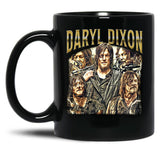 Limited Daryl Dixon Vintage Gift for Woman and Man Black Coffee Mug, Gift Coffee Mug