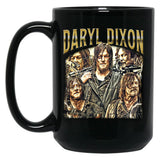 Limited Daryl Dixon Vintage Gift for Woman and Man Black Coffee Mug, Gift Coffee Mug - Black