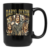 Limited Daryl Dixon Vintage Gift for Woman and Man Black Coffee Mug, Gift Coffee Mug