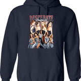 Limited Desperate Housewives Vintage Hoodie Gift for Woman and Man Graphic Pullover Hoodie - Navy