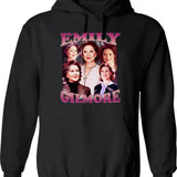 Limited Emily Gilmore Vintage Hoodie Gift for Woman and Man Graphic Pullover Hoodie - Black
