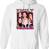 Limited Emily Gilmore Vintage Hoodie Gift for Woman and Man Graphic Pullover Hoodie - White