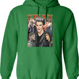Limited Ewan Mitchell Vintage Hoodie Gift for Woman and Man Graphic Pullover Hoodie - Green