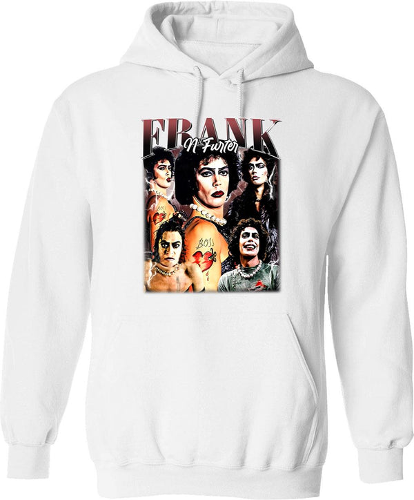 Limited Frank N Furter Vintage Hoodie Gift for Woman and Man Graphic Pullover Hoodie - White