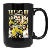 Limited Hugh Jackman Vintage Gift for Woman and Man Black Coffee Mug, Gift Coffee Mug