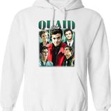 Limited Jack Quaid Vintage Hoodie Gift for Woman and Man Graphic Pullover Hoodie - White