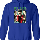 Limited Jack Quaid Vintage Hoodie Gift for Woman and Man Graphic Pullover Hoodie - Blue