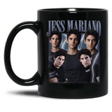 Limited Jess Mariano Vintage Gift for Woman and Man Black Coffee Mug, Gift Coffee Mug