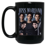 Limited Jess Mariano Vintage Gift for Woman and Man Black Coffee Mug, Gift Coffee Mug - Black