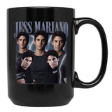 Limited Jess Mariano Vintage Gift for Woman and Man Black Coffee Mug, Gift Coffee Mug