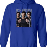 Limited Jess Mariano Vintage Gift for Woman and Man Graphic Pullover Hoodie - Blue