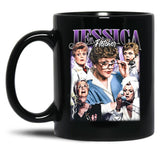 Limited Jessica Fletcher Vintage Gift for Woman and Man Black Coffee Mug, Gift Coffee Mug