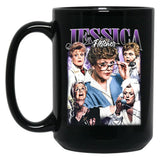 Limited Jessica Fletcher Vintage Gift for Woman and Man Black Coffee Mug, Gift Coffee Mug - Black