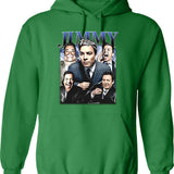 Limited Jimmy Fallon Vintage Hoodie Gift for Woman and Man Graphic Pullover Hoodie - Green