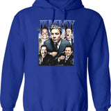 Limited Jimmy Fallon Vintage Hoodie Gift for Woman and Man Graphic Pullover Hoodie - Blue