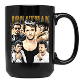Limited Jonathan Bailey Vintage Gift for Woman and Man - Copy Black Coffee Mug, Gift Coffee Mug