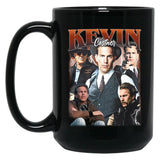Limited Kevin Costner Vintage Gift for Woman and Man Black Coffee Mug, Gift Coffee Mug - Black