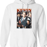 Limited Kevin Costner Vintage Hoodie Gift for Woman and Man Graphic Pullover Hoodie - White