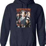 Limited Kevin Costner Vintage Hoodie Gift for Woman and Man Graphic Pullover Hoodie - Navy