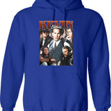 Limited Kevin Costner Vintage Hoodie Gift for Woman and Man Graphic Pullover Hoodie - Blue