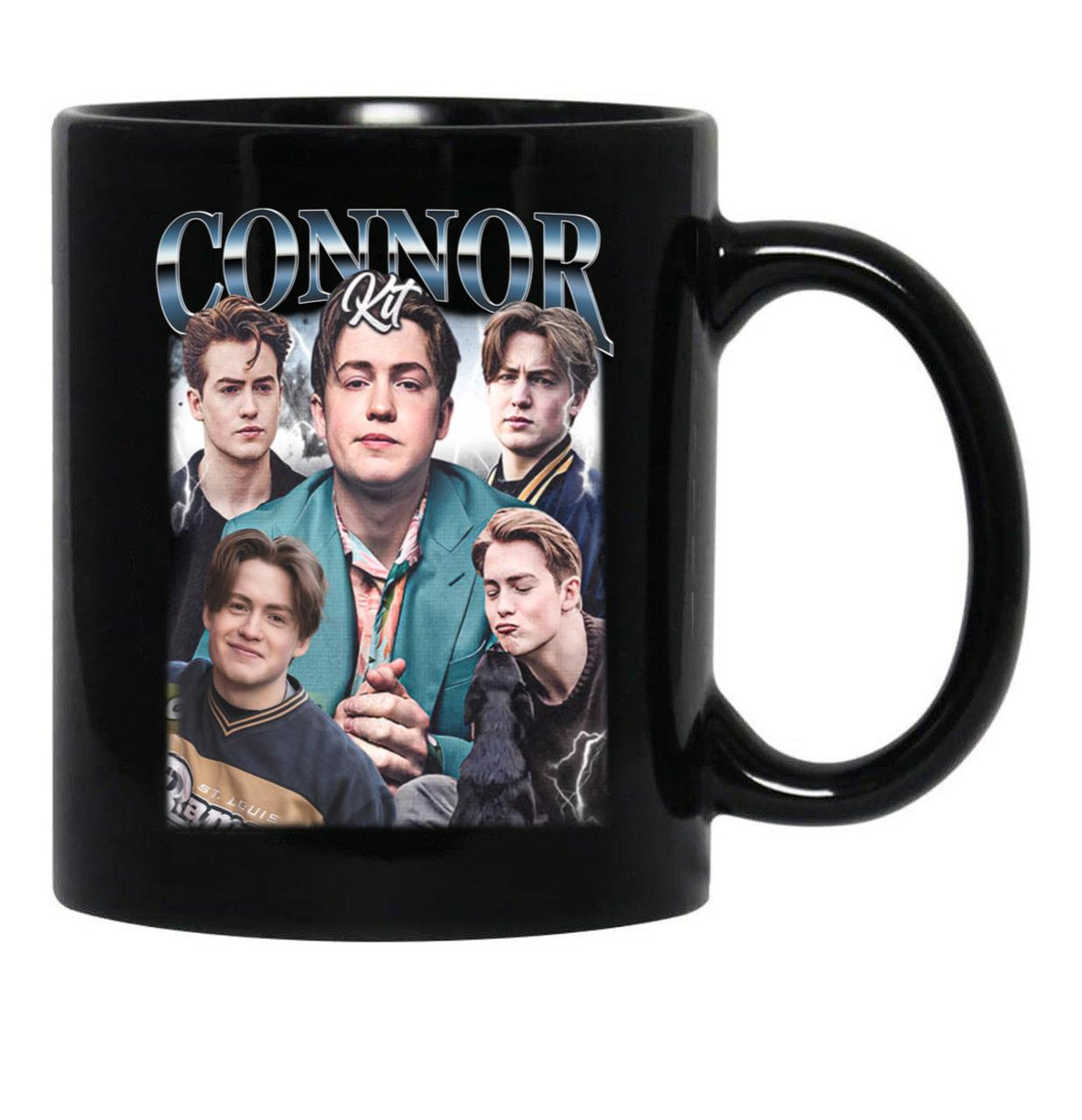 Limited Kit Connor Vintage Gift for Woman and Man Black Coffee Mug, Gift Coffee Mug - Black