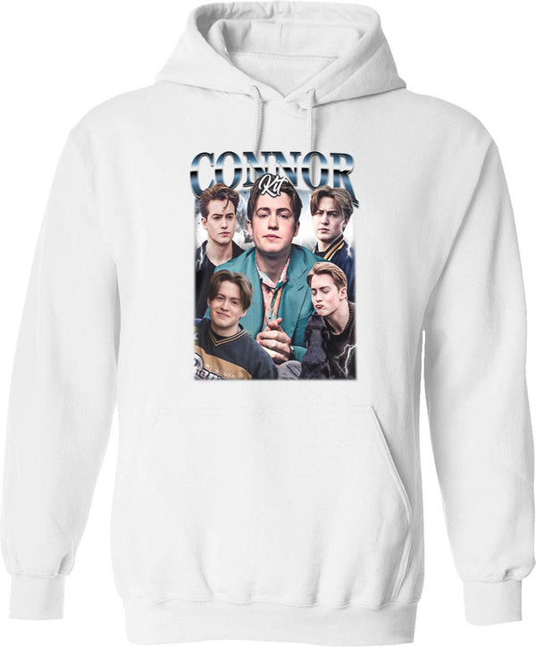 Limited Kit Connor Vintage Hoodie Gift for Woman and Man Graphic Pullover Hoodie - White