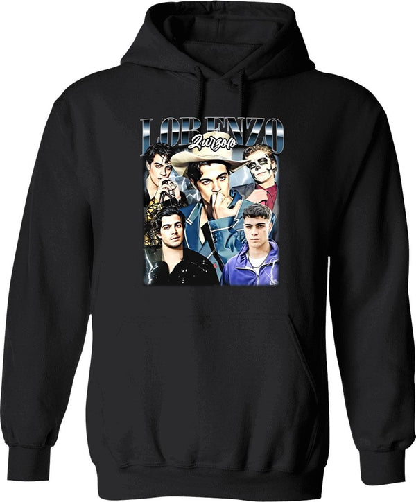 Limited Lorenzo Zurzolo Vintage Hoodie Gift for Woman and Man Graphic Pullover Hoodie - Black