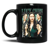 Limited Lucy Chen Vintage Gift for Woman and Man Black Coffee Mug, Gift Coffee Mug