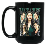 Limited Lucy Chen Vintage Gift for Woman and Man Black Coffee Mug, Gift Coffee Mug - Black