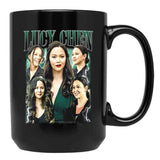 Limited Lucy Chen Vintage Gift for Woman and Man Black Coffee Mug, Gift Coffee Mug