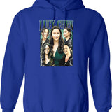 Limited Lucy Chen Vintage Hoodie Gift for Woman and Man Graphic Pullover Hoodie - Blue