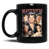 Limited Matthew Lillard Vintage Gift for Woman and Man Black Coffee Mug, Gift Coffee Mug