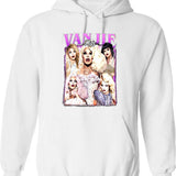 Limited Miss Vanjie Vintage Hoodie Gift for Woman and Man Graphic Pullover Hoodie - White