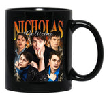 Limited Nicholas Galitzine Vintage Gift for Woman and Man Black Coffee Mug, Gift Coffee Mug - Black