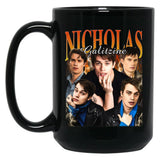 Limited Nicholas Galitzine Vintage Gift for Woman and Man Black Coffee Mug, Gift Coffee Mug - Black