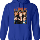 Limited Nicholas Galitzine Vintage Hoodie Gift for Woman and Man Graphic Pullover Hoodie - Blue