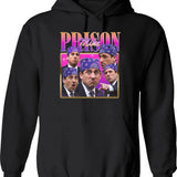 Limited Prison Mike Vintage Hoodie Gift for Woman and Man Graphic Pullover Hoodie - Black