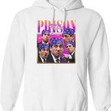 Limited Prison Mike Vintage Hoodie Gift for Woman and Man Graphic Pullover Hoodie - White