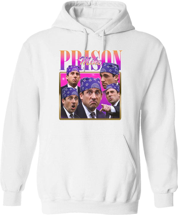 Limited Prison Mike Vintage Hoodie Gift for Woman and Man Graphic Pullover Hoodie - White