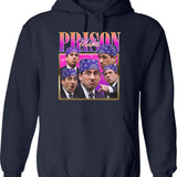 Limited Prison Mike Vintage Hoodie Gift for Woman and Man Graphic Pullover Hoodie - Navy